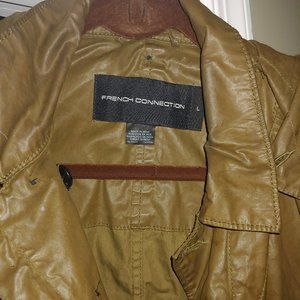 French Connection Men's Waxed cotton rain jacket - Size L
